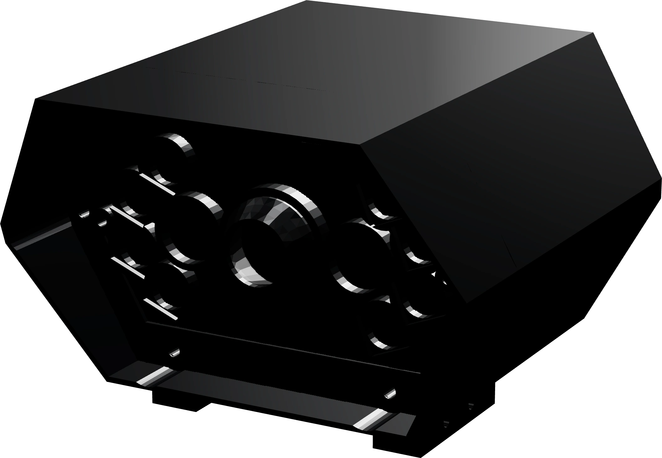 TrafficCam v.1 — the housing, as it is built. Drag to turn it.